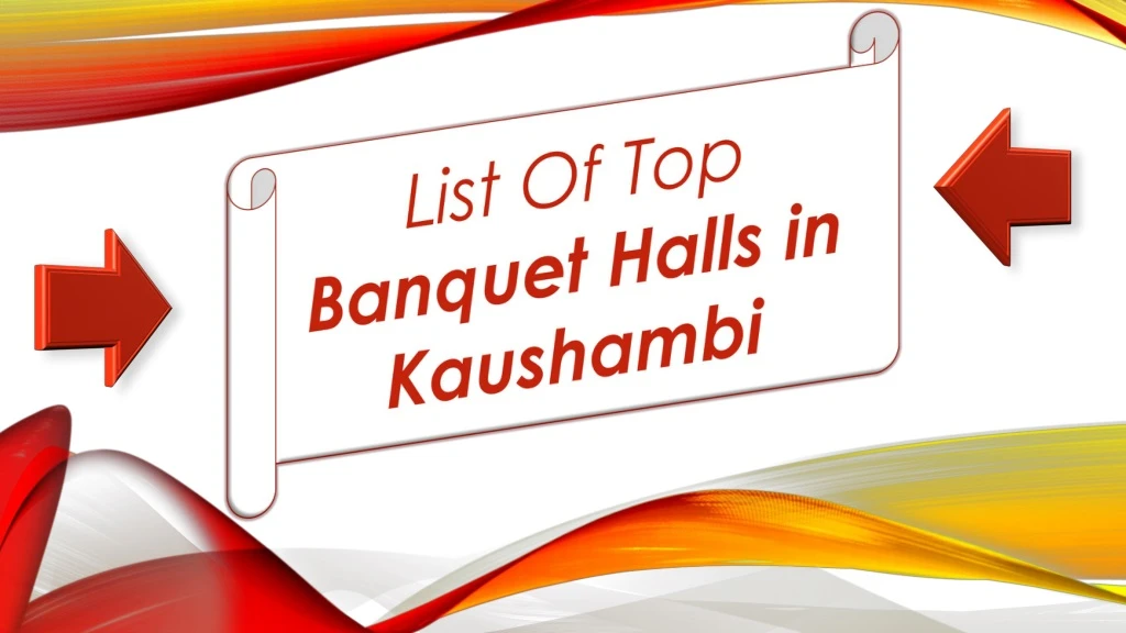 list of top banquet halls in kaushambi
