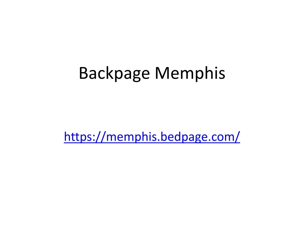 backpage memphis