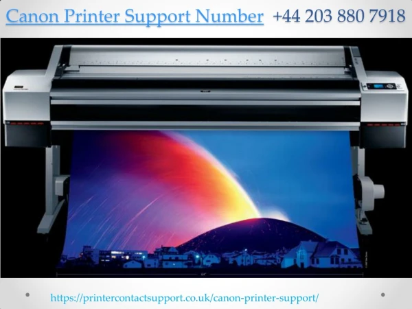 Canon Printer Support Number 44 203 880 7918