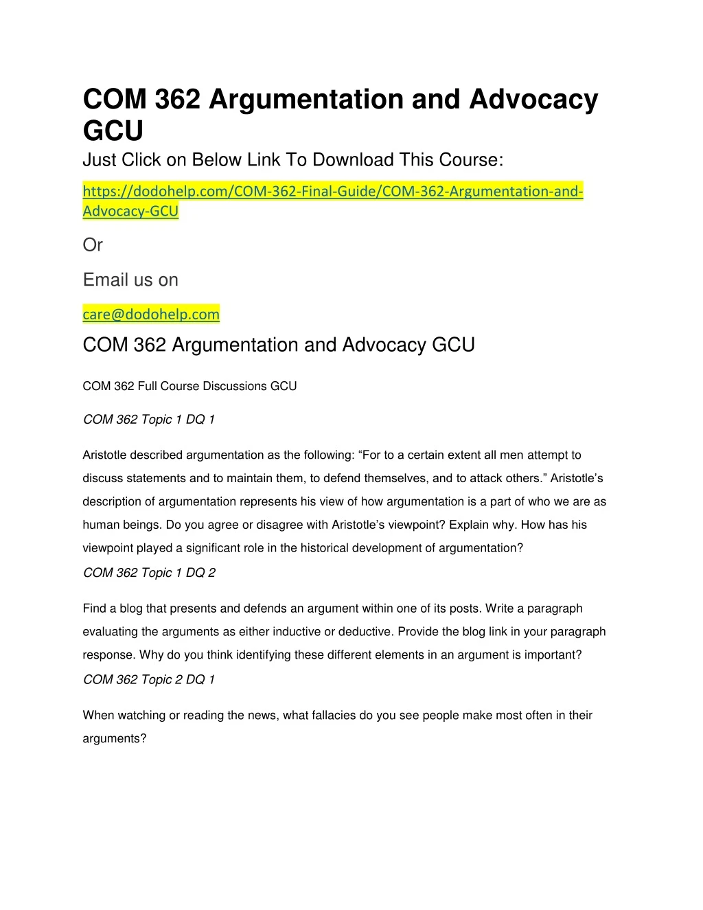 com 362 argumentation and advocacy gcu just click