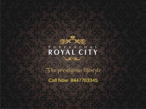 LUXURY APARTMENTS STARING PRICE JUST ₹63.3 Lac* - Purvanchal Royal City Phase 2