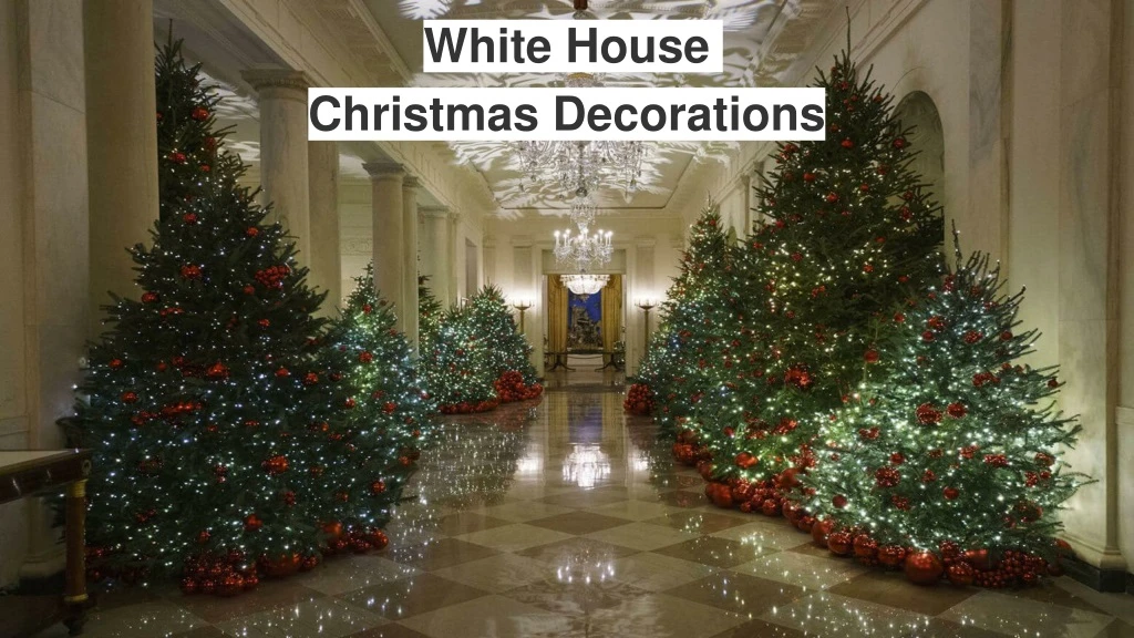 white house christmas decorations