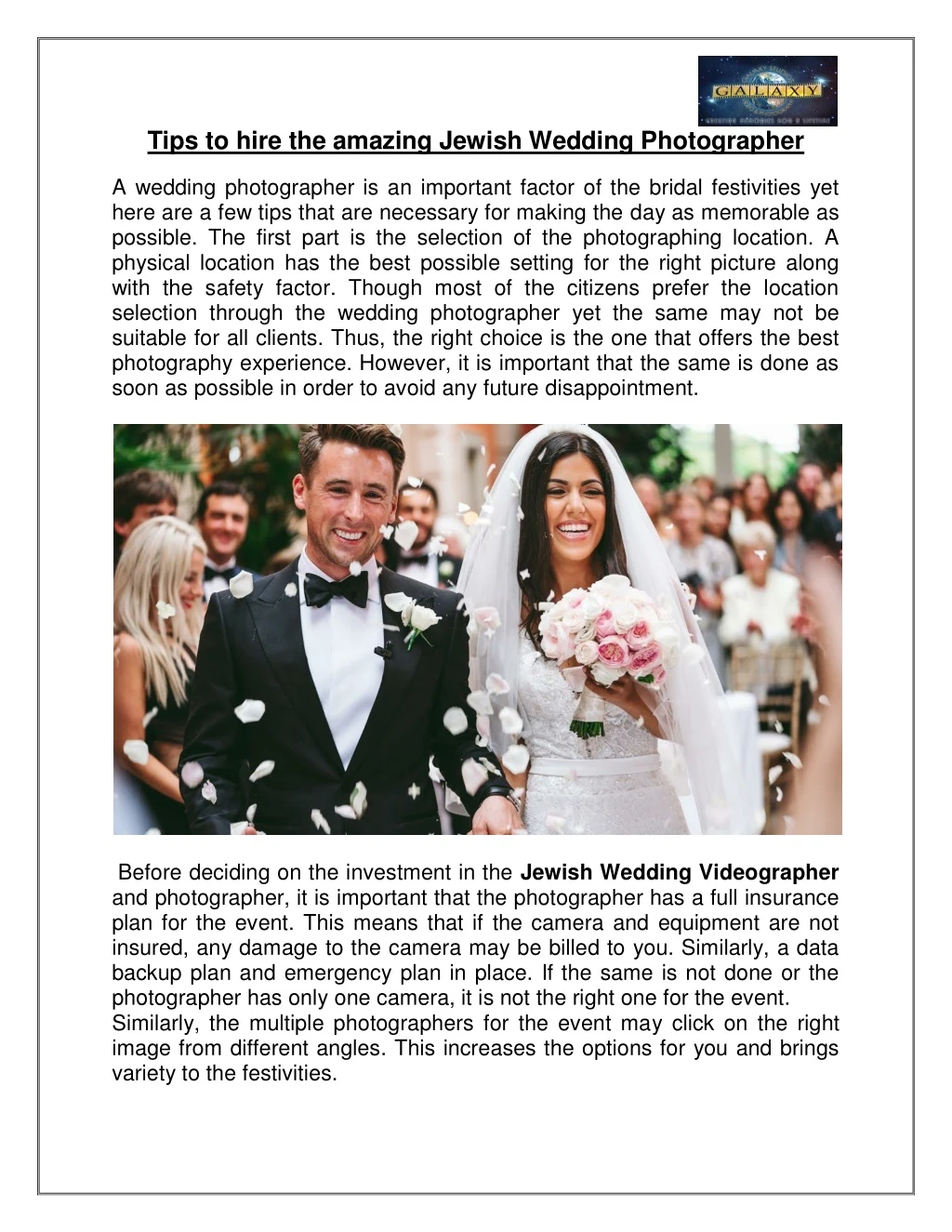 tips to hire the amazing jewish wedding