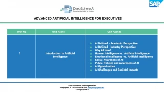 Introduction to Artificial Intelligence - slide 1