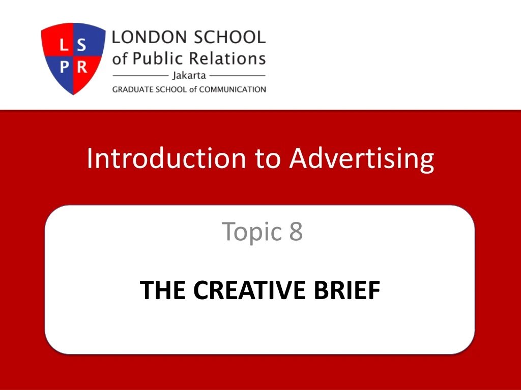 the creative brief