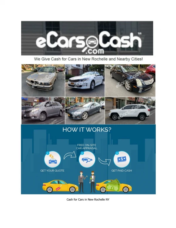 Cash for Cars in New Rochelle NY