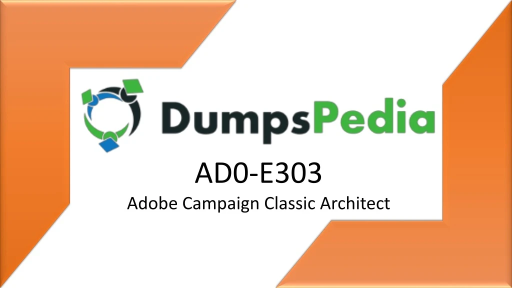 ad0 e303 adobe campaign classic architect