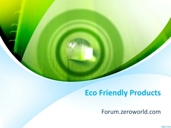 Eco Friendly Home - Forum.zeroworld.com