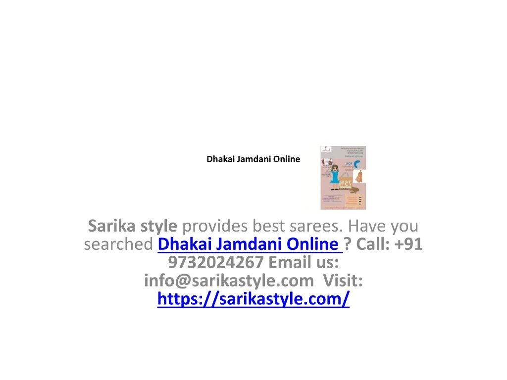 dhakai jamdani online