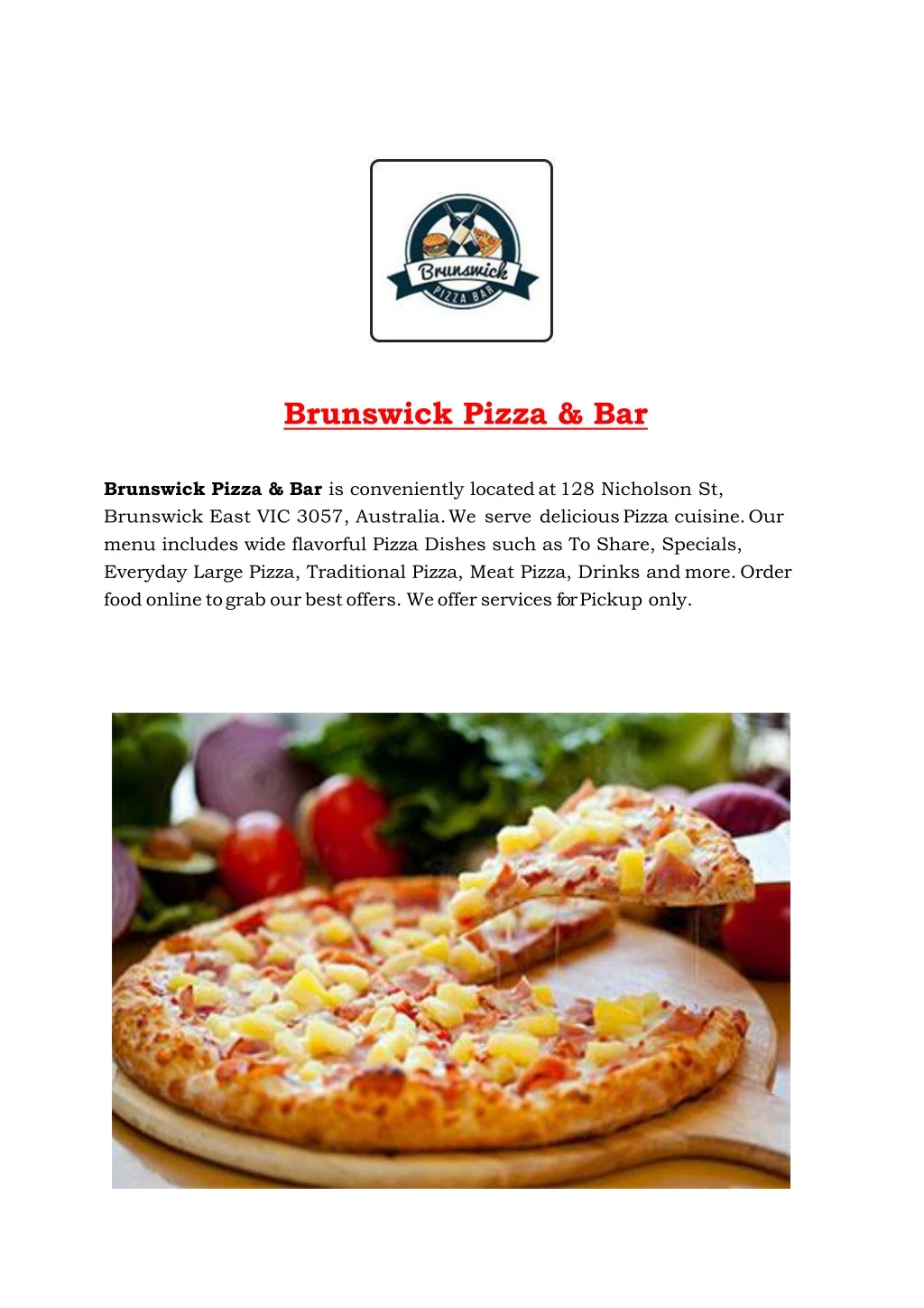 brunswick pizza bar