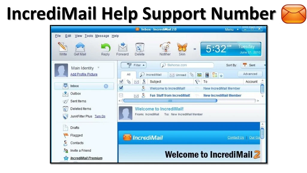 incredimail help support number