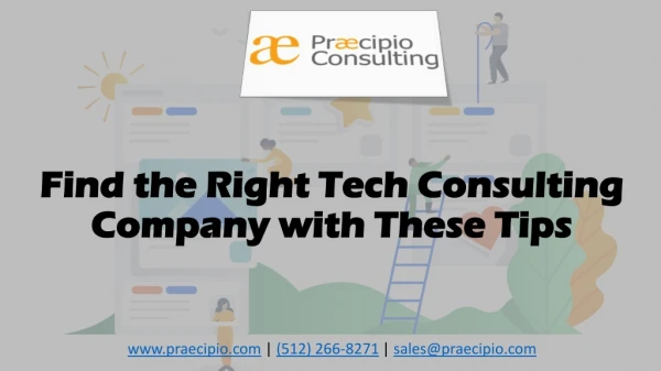 Find The Right Consulting Solutions with These Tips