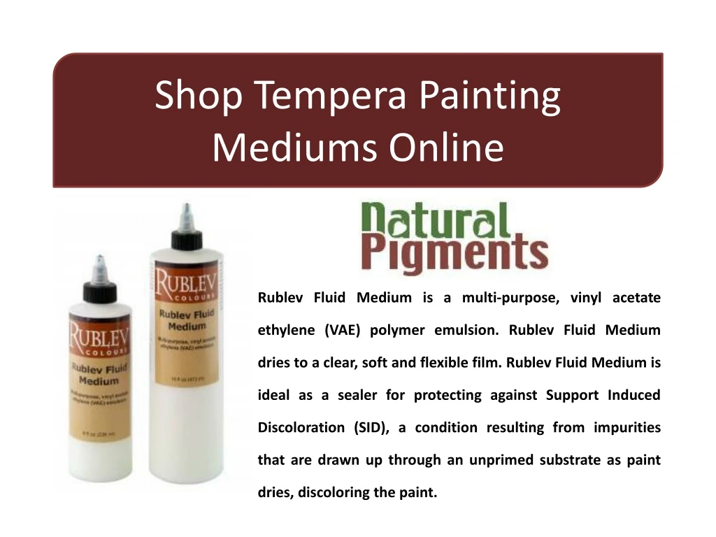 shop tempera painting mediums online