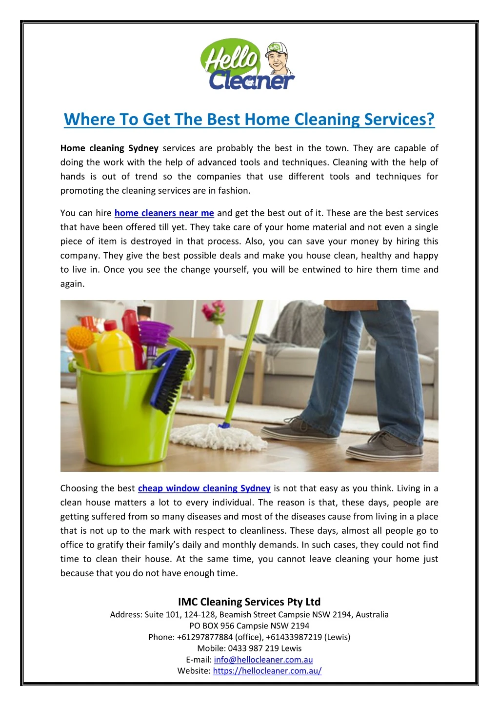 where to get the best home cleaning services