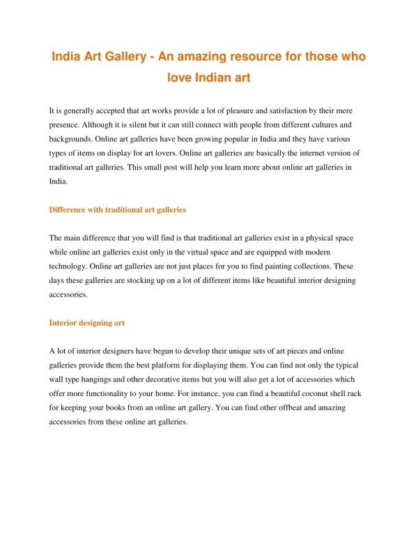 An amazing resource for those who love Indian art
