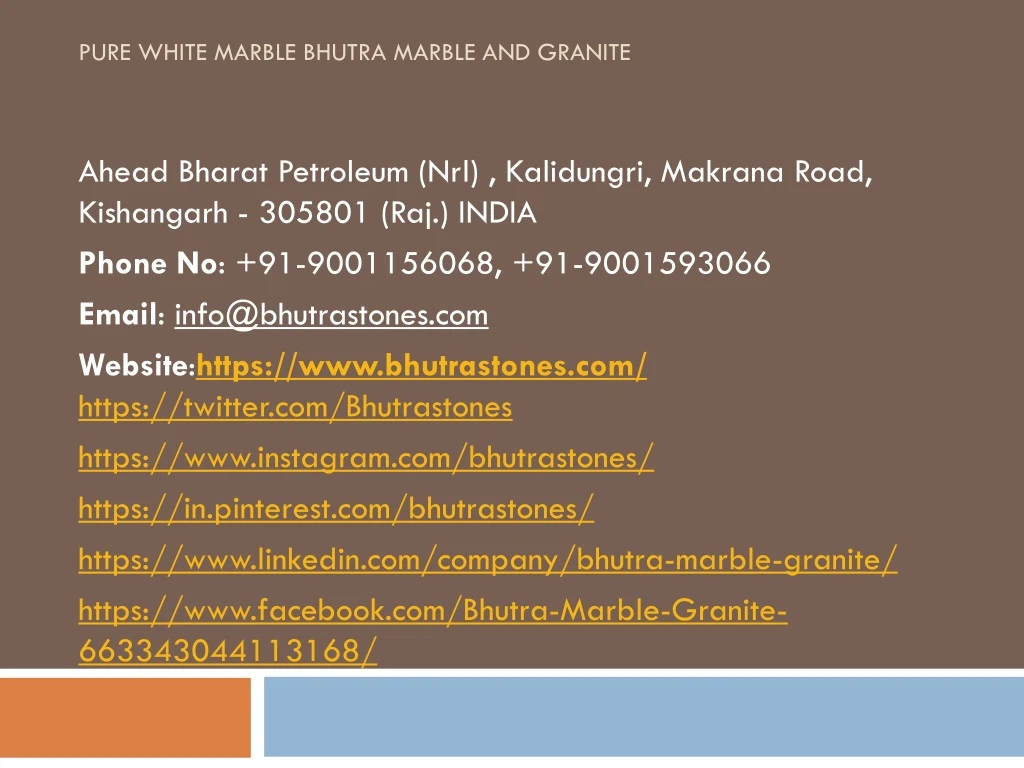 pure white marble bhutra marble and granite