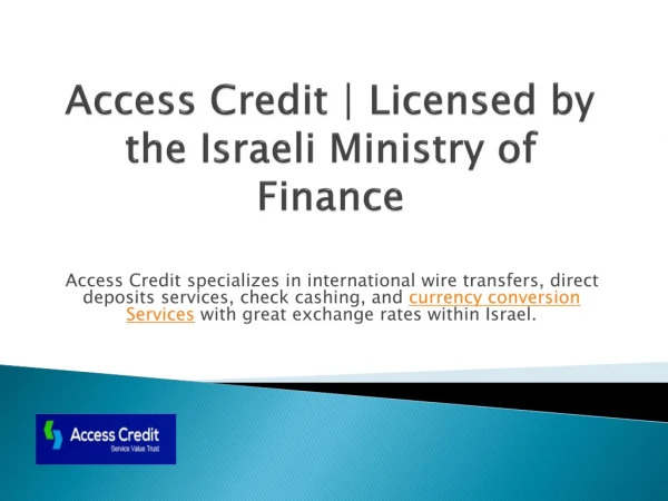 Currency Exchange Services | Israel Currency Exchange