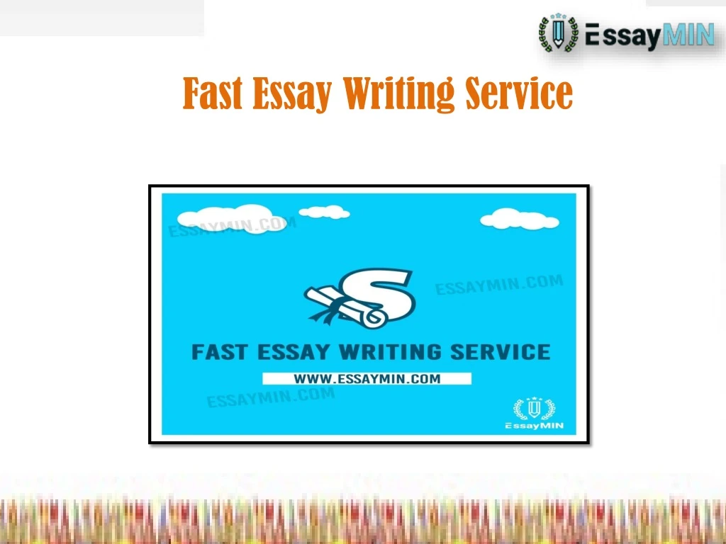 fast essay writing service