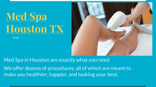 med spa houston tx