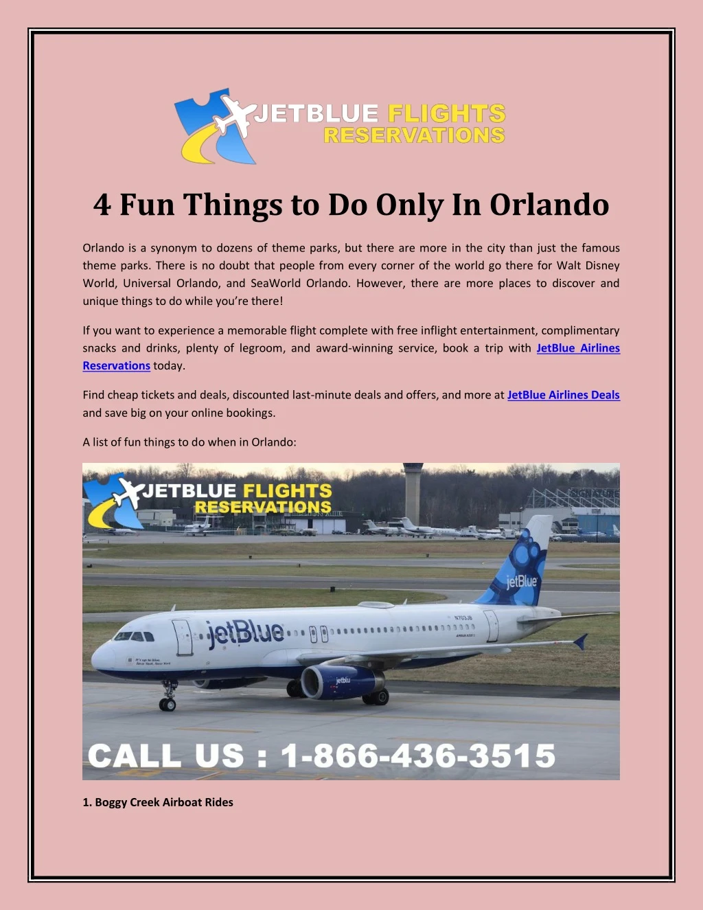 4 fun things to do only in orlando