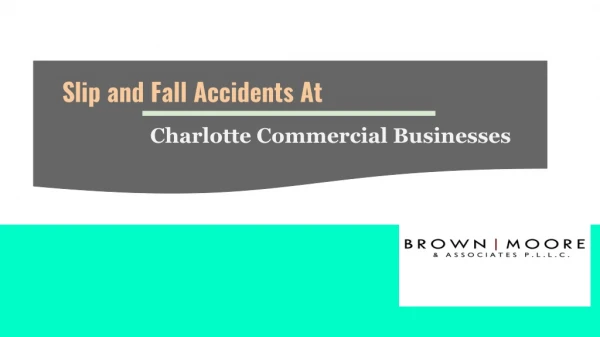 slip and fall accidents at