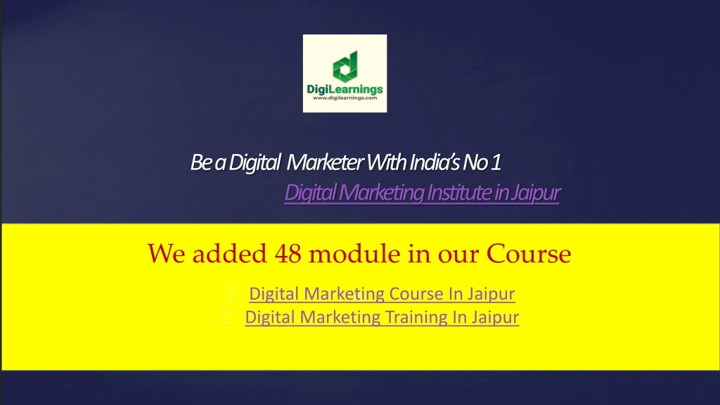 be a digital marketer with india s no 1 digital marketing institute in jaipur