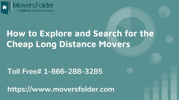 how to explore and search for the cheap long distance movers