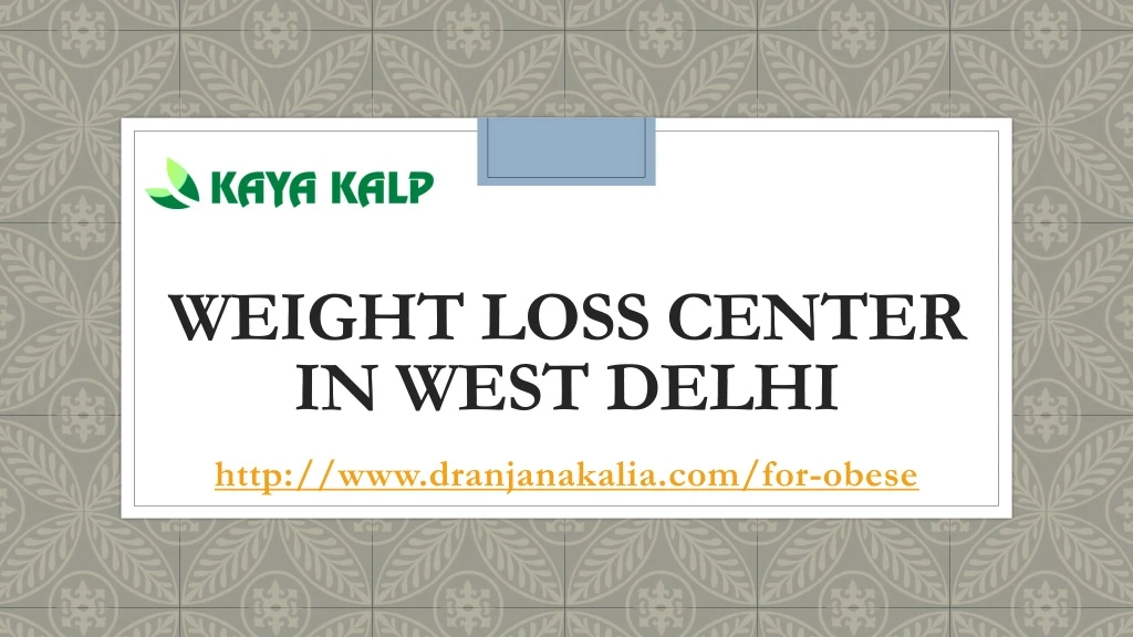 weight loss center in west delhi