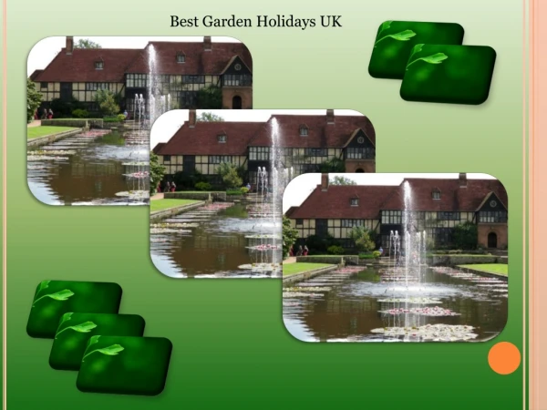 Best Garden Holidays UK