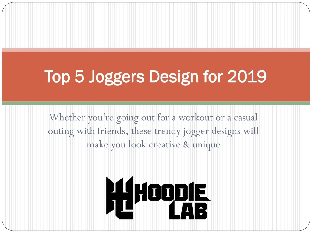 top 5 joggers design for 2019