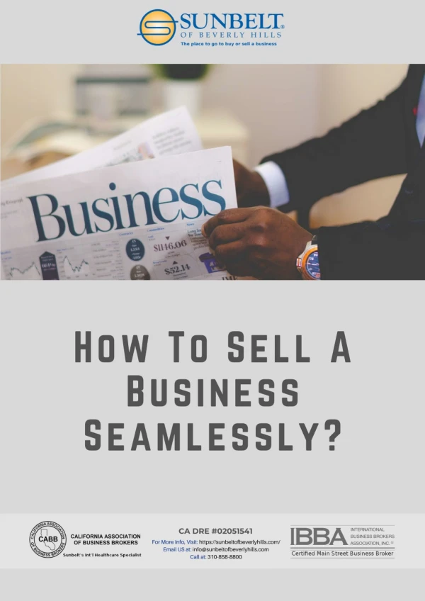 how to sell a business seamlessly