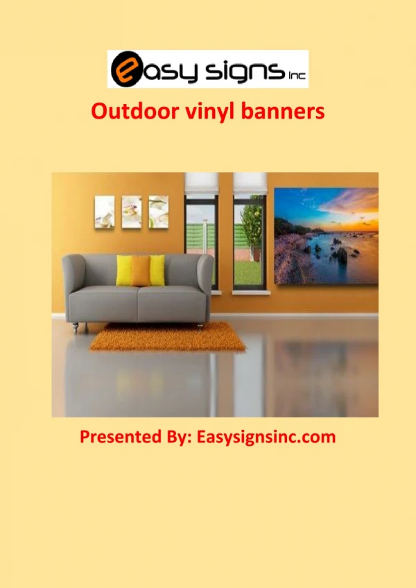 outdoor vinyl banners