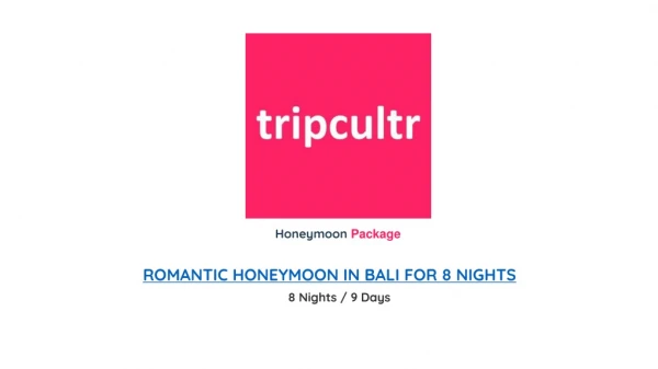 honeymoon package