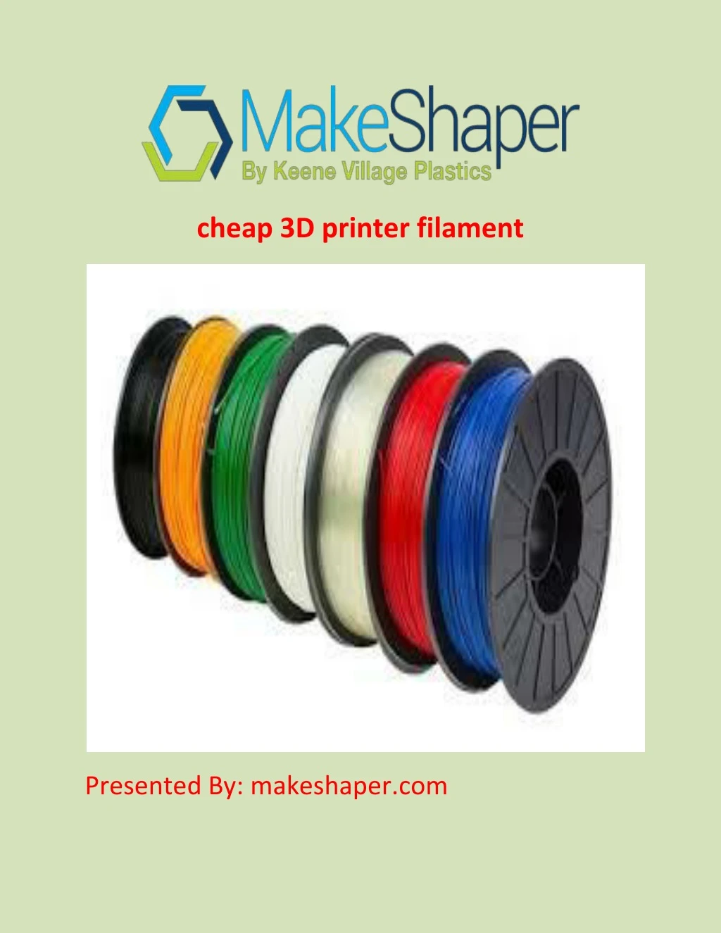 cheap 3d printer filament