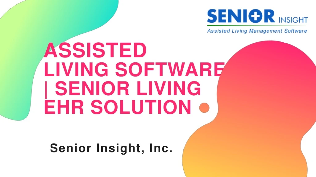 assisted living software senior living