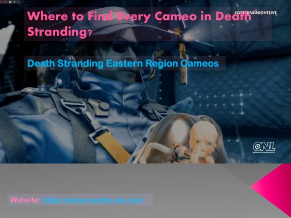 Where to Find Every Cameo in Death Stranding?