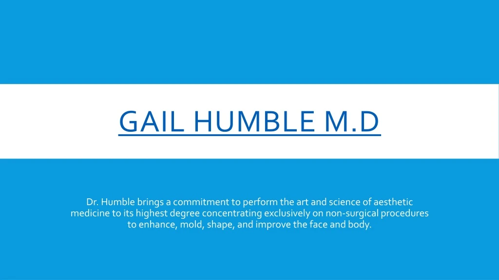 gail humble m d