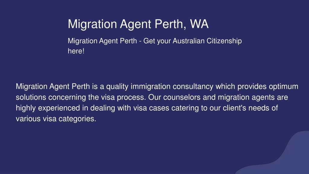 migration agent perth wa