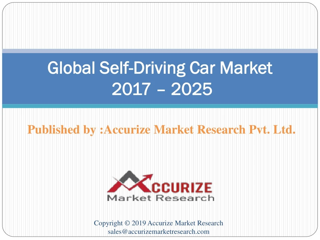 global self driving car market 2017 2025