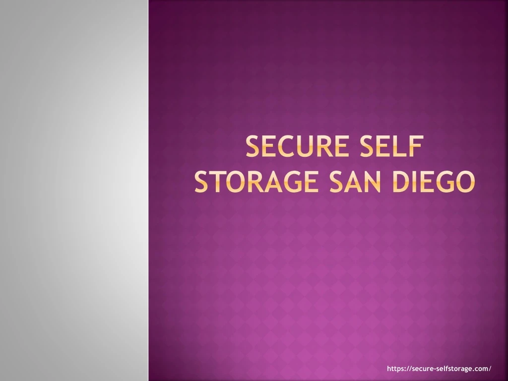 secure self storage san diego