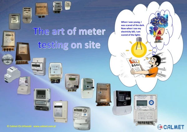 The art of electricity meter testing on site