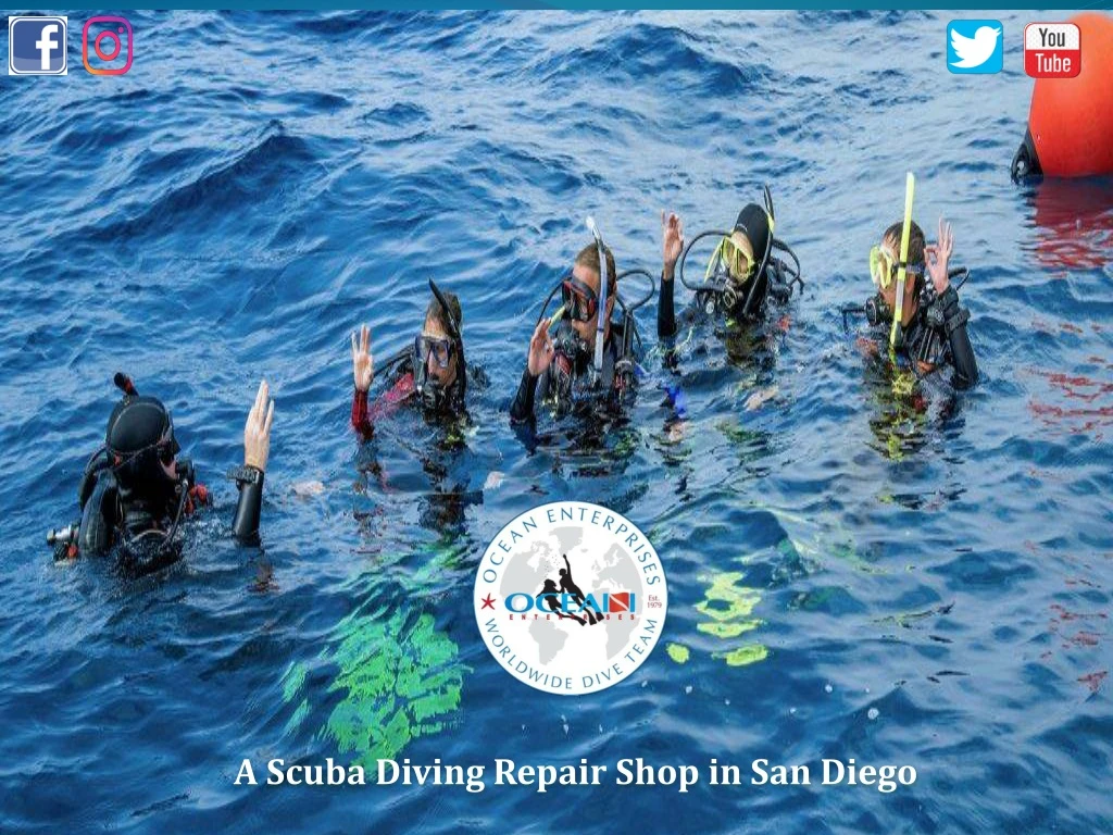 a scuba diving repair shop in san diego