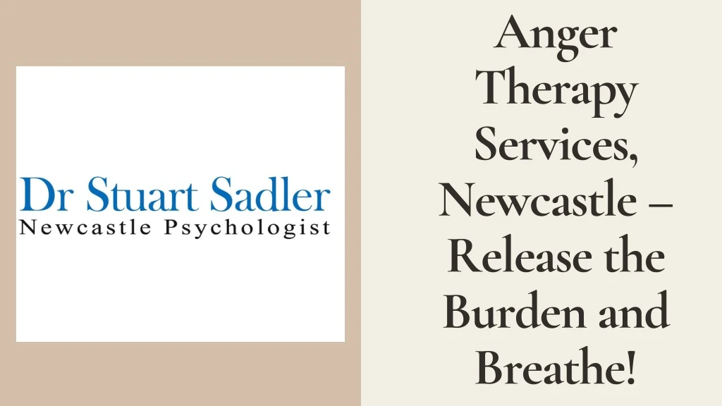 anger therapy services newcastle release