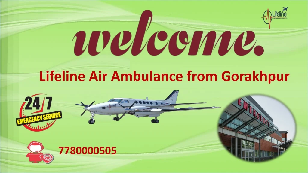 lifeline air ambulance from gorakhpur