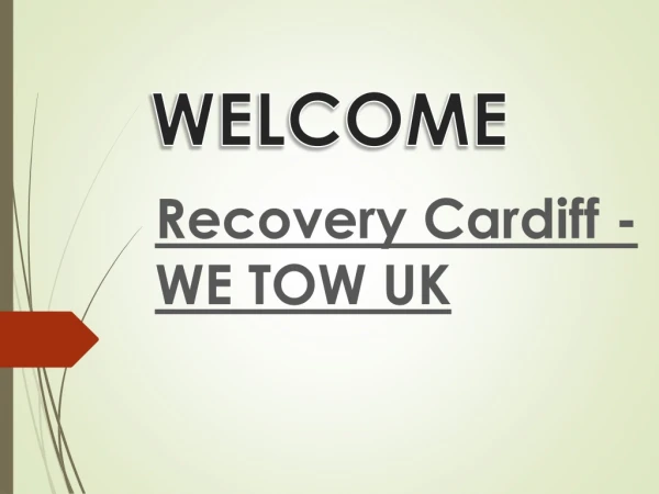 welcome