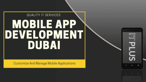 Expert Mobile App Development Dubai | Customization & Management