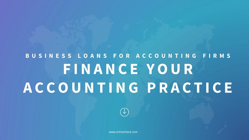 business loans for accounting firms finance your