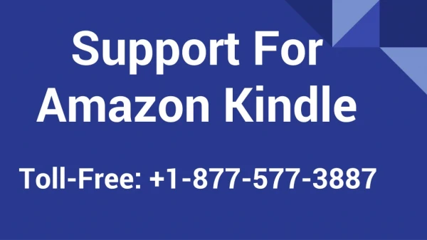Support For Amazon Kindle