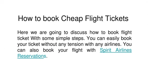 How to Book Cheap Flight Ticket
