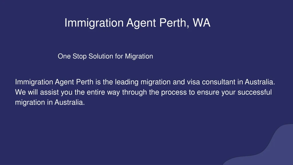 immigration agent perth wa